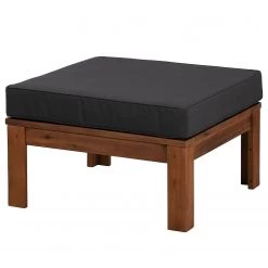 Jardi Table basse dâextĂ©rieur Lexi II - Acacia massif / Polyester - Basalte