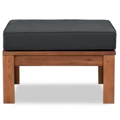 Jardi Table basse d’extérieur Lexi II - Acacia massif / Polyester - Basalte -Tables de jardin Soldes 2022 1000280814 220520 030 DETAILS P000000001000280814