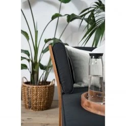 Jardi Table basse d’extérieur Lexi II - Acacia massif / Polyester - Basalte -Tables de jardin Soldes 2022 1000280814 220711 040 DETAILS P000000001000280814