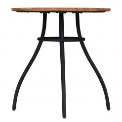 Table de jardin Beeley III - Acier / Acacia massif - Marron / Noir -Tables de jardin Soldes 2022 1000281067 220318 033 DETAILS P000000001000281067