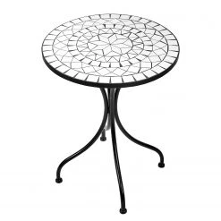 Butlers Table de jardin PALAZZO V - Fer / Céramique - Blanc -Tables de jardin Soldes 2022 1000339648 220315 030 DETAILS P000000001000339648