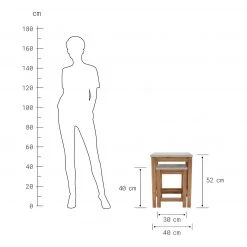 Butlers Tables gigognes CONCRETE (2 éléments) - Partiellement en acacia massif / Béton - Marron 17 Butlers Tables gigognes CONCRETE (2 éléments) - Partiellement en acacia massif / Béton - Marron -Tables de jardin Soldes 2022 1000339655 220315 500 SKETCH DETAILS P000000001000339655 sketch