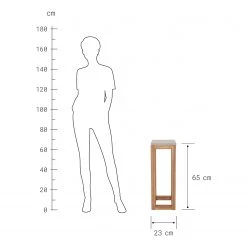 Butlers Sellette CONCRETE - partiellement en acacia massif / Béton - Naturel / Gris -Tables de jardin Soldes 2022 1000341351 220317 501 SKETCH DETAILS P000000001000341351 sketch