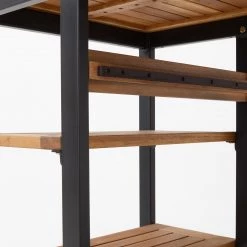 Butlers Desserte SIDECAR - Partiellement en bambou massif - Noir / Naturel -Tables de jardin Soldes 2022 1000341374 220317 034 DETAILS P000000001000341374