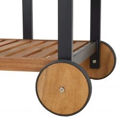 Butlers Desserte SIDECAR - Partiellement en bambou massif - Noir / Naturel -Tables de jardin Soldes 2022 1000341374 220317 037 DETAILS P000000001000341374