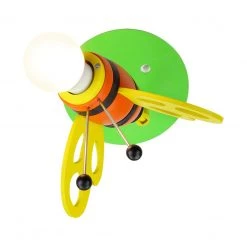 Elobra Spot mural bourdon - Bois 1 ampoule