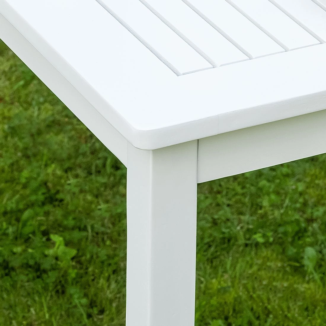 Jardi Table Eternal - Acacia massif - Blanc 7 Jardi Table Eternal - Acacia massif - Blanc – Image 5