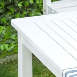 Jardi Table Eternal - Acacia massif - Blanc 20 Jardi Table Eternal - Acacia massif - Blanc -Tables de jardin Soldes 2022 esstisch eternal innocence akazie massiv weiss 2350562