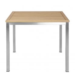 Studio Copenhagen Table de jardin Teakline Exclusif I - Largeur : 90 cm -Tables de jardin Soldes 2022 gartentisch teakline exklusiv i teakholz edelstahl 4282632