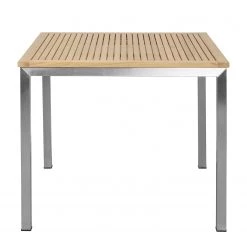 Studio Copenhagen Table de jardin Teakline Exclusif I - Largeur : 90 cm -Tables de jardin Soldes 2022 gartentisch teakline exklusiv i teakholz edelstahl 4282640