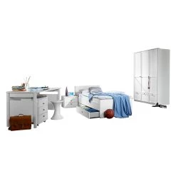 Wimex Ensemble de chambre d'adolescent Filou I - Blanc alpin