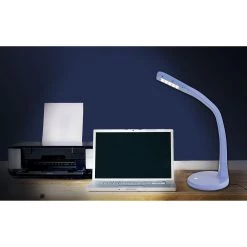Näve Lampe Stan - Matériau synthétique / Silicone Bleu