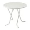 Best Freizeitmöbel Table pliante Primo - Rond (80 cm) - Tube en acier / Matériau synthétique - Blanc 2 Best Freizeitmöbel Table pliante Primo - Rond (80 cm) - Tube en acier / Matériau synthétique - Blanc -Tables de jardin Soldes 2022 scherenklapptisch primo rund 80cm stahlrohr kunststoff weiss weiss 1352685