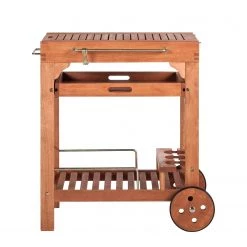 Merxx Chariot de service Maracaibo - Eucalyptus massif Huilé -Tables de jardin Soldes 2022 servicewagen maracaibo eukalyptus massiv geoelt 2001126