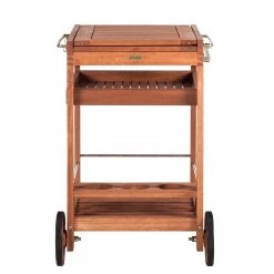 Merxx Chariot de service Maracaibo - Eucalyptus massif Huilé -Tables de jardin Soldes 2022 servicewagen maracaibo eukalyptus massiv geoelt 2001130