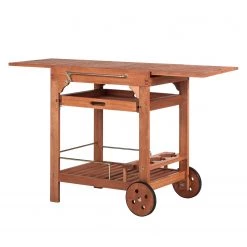 Merxx Chariot de service Maracaibo - Eucalyptus massif Huilé -Tables de jardin Soldes 2022 servicewagen maracaibo eukalyptus massiv geoelt 2001138