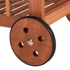 Merxx Chariot de service Maracaibo - Eucalyptus massif Huilé -Tables de jardin Soldes 2022 servicewagen maracaibo eukalyptus massiv geoelt 2001162