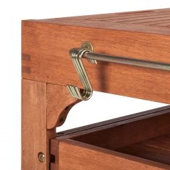 Merxx Chariot de service Maracaibo - Eucalyptus massif Huilé -Tables de jardin Soldes 2022 servicewagen maracaibo eukalyptus massiv geoelt 2001166