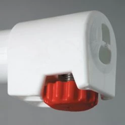 Best Freizeitmöbel Table haute Multiflex - Pliable - Tube en acier / Matériau synthétique blanc -Tables de jardin Soldes 2022 stehtisch multiflex rund klappbar stahlrohr kunststoff weiss weiss 1349902