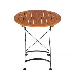 Merxx Table Schlossgarten - Acier plat / Eucalyptus massif -Tables de jardin Soldes 2022 tisch schlossgarten flachstahl eukalyptus massiv 1809022