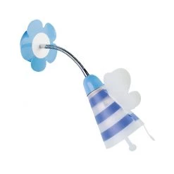 Näve Applique murale Fly - Métal / Matériau synthétique Bleu 1 ampoule