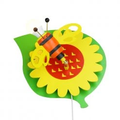 Elobra Applique murale bourdon - Bois 1 ampoule