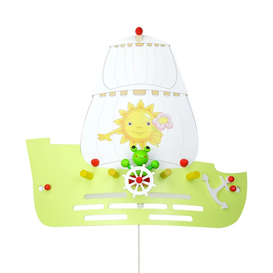 Elobra Applique murale voilier - Bois 1 ampoule 3 Elobra Applique murale voilier - Bois 1 ampoule